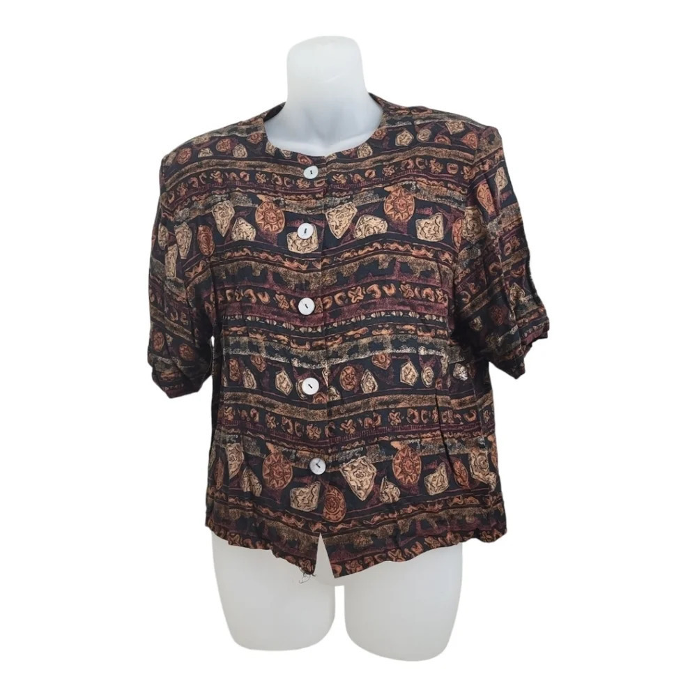 Vintage Blouse Shirt  Size Medium